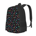 thumbnail image 1 of Balery Multi-Colored Stars Mochila para hombre y mujer - Tela Oxford 600D resistente - Gran capacidad, resistente al agua, ideal para la escuela, viajes y senderismo, 1 of 6