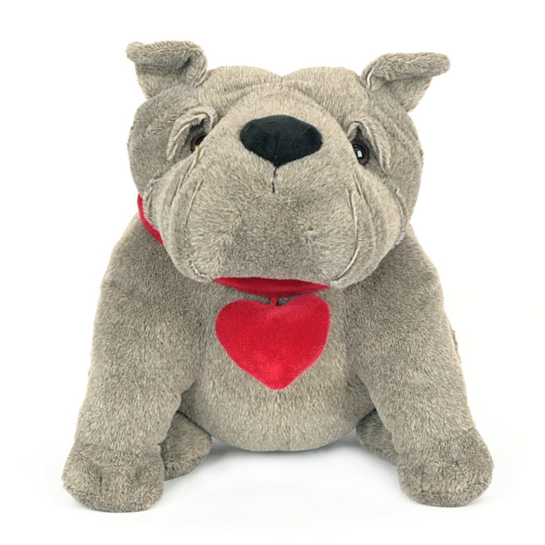 Way To Celebrate Sitting Plush Bulldog 13