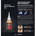 thumbnail image 4 of Light Brown Medium CA Glue (Premium Cyanoacrylate Super Glue) Crack Filler 150 CPS Viscosity, for Woodworking, Woodturning, Carpentry, Guitar, 2oz, 4 of 7