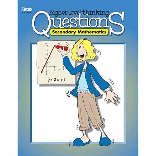 Pre-Owned Higher Level Thinking Questions: Secondary Math, Grades 7-12 (Perfect Paperback) 1879097869 9781879097865
