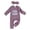 Purple Little Sister, variant on Newborn Baby Girl Coming Home Outfit Long Sleeve Letter Romper Ribbed Ruffle Jumpsuit Headband Set Spring Fall Clothes