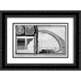 thumbnail image 1 of Giovanni Battista Piranesi 2x Matted 24x20 Black Ornate Framed Art Print 'Demonstration of some parts of the Opera brick, which builds the Pantheon', 1 of 2