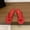Red, variant on Women's Flip shoes - Lightweight slipper, Anti-Slip Beach for Summer