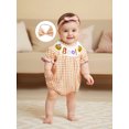 thumbnail image 4 of BemeyourBBs Baby Girl Halloween Outfits Embroidery Smocked Romper + Headband, 4 of 8