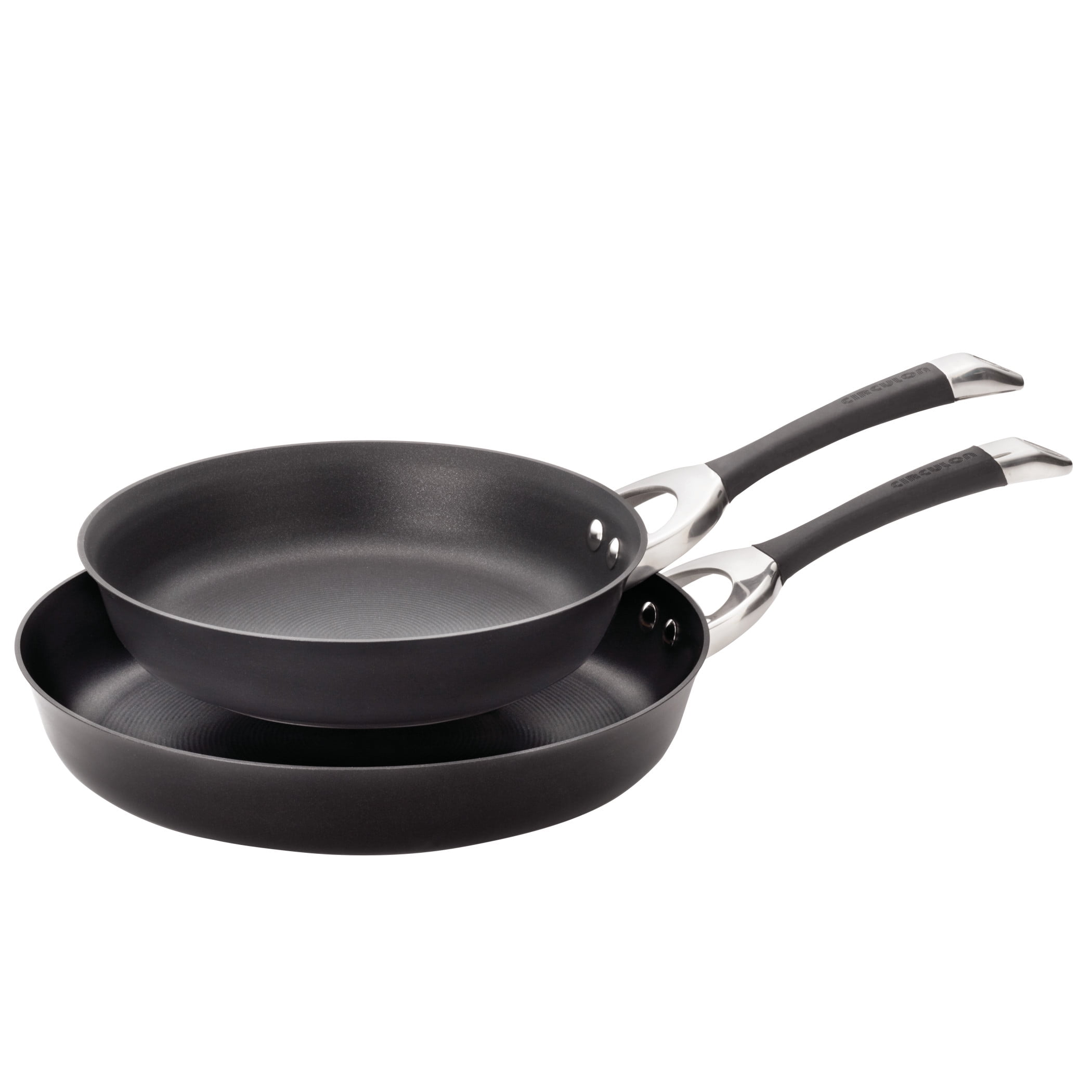 Circulon Clad Stainless Steel Induction Frying Pan and Wok Set