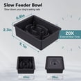 thumbnail image 4 of Alimentador lento UPSKY 2 en 1 de Elevated Dog Bowls para perros pequeños y medianos, 4 of 8