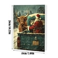 thumbnail image 3 of 2025 Highland Cow Advent Calendar - Santa Themed 24 Days Countdown Calendar with Christmas Tree Ornaments, Cartoon Cow Decor for Holiday Home & Tree Decoration, 3 of 6
