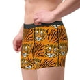thumbnail image 2 of Balery Tiger Calzoncillos bóxer para hombre, ropa interior de algodón suave y transpirable con cinturilla de nailon-Small, 2 of 5