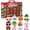 A, variant on Christmas Plush Dumpling Advent Calendar, 12 Days Christmas Countdown Dumpling Doll, Funny Christmas Party Favors Gifts for Adult