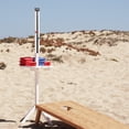 thumbnail image 4 of GoSports ScoreCaddy Table de Jeu de Pelouse Extérieure avec Compteur de Boissons, White, 4 of 6