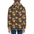 thumbnail image 6 of Kdxio Hamburgers Hot Dogs Pattern Kids Boys Girls Zip Up Hoodie 3D Printed Hooded Sweatshirt Hoody Coat with Pocket 7-12 Y-Medium, 6 of 6