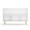 thumbnail image 3 of Triple Tree Bookcase with 3 Drawers, Medium Density Fiberboard, Pink, 3 of 8