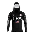 thumbnail image 2 of Men's USA 250th Anniversary Rash Guard Shirt UPF 50+ Sun Protection Hoodie with Mask Lightweight Fishing Hiking Running Long Sleeve Shirts, 2 of 3