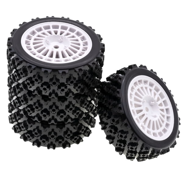 Reemplazo de AutomÓVIL Remoto de control remoto de control remoto 71x26 mm 4pcs para tamiya tt02 xv01 hsp 94123 hpi kyosho wltoys 1/10 rueda de automóvil de control remoto