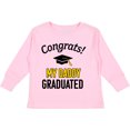 thumbnail image 3 of Inktastic Congrats My Daddy Graduated with Cap Boys or Girls Long Sleeve Toddler T-Shirt, 3 of 5