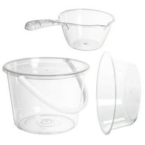 TABLZONE 1Set Large Plastic Water Bucket with Handle Multipurpose Storage Container
