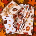 thumbnail image 4 of Fall Gift Wrapping Paper - 12 Pcs Football Maple Leaf Pumpkin Autumn Art Design Gifts Wrap Paper for Birthday Fall Celebrating Baby Shower Wedding Holiday Thanksgiving Harvest, 4 of 12