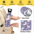 thumbnail image 4 of Kids Insulated Stainless Steel Sports Water Bottle 600ml (20oz) Unicorns and Pegasi Pattern, 4 of 6