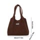 thumbnail image 5 of Bolso Mano Fresa para Mujer Hombro Pana (marrón), 5 of 7