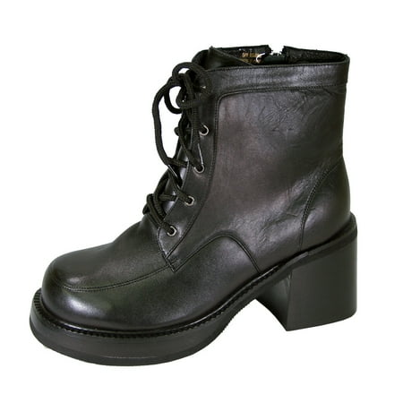 

PEERAGE Lotus Women s Wide Width Leather Dress Booties with Zipper