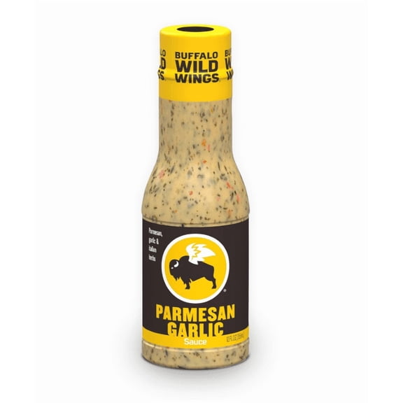 Parmesan Garlic Sauce, 12 fl. oz., Perfect Dipping Sauce, Chicken Marinade, Chicken Parmesan Topping and Wing Seasoning, Made with Italian Herbs