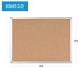 thumbnail image 3 of MasterVision Ayda Cork Bulletin Board, 18" x 24", Aluminum Frame, 3 of 5