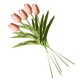 thumbnail image 5 of Mini flor artificial Oficina en casa Decoración floral Banquete de boda Decorativo PU Flor falsa, Rosa 5 piezas sidaley ZHF0582-16B, 5 of 6