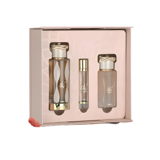 Set de perfume de regalo Lattafa Teriaq Eau De Parfum para hombre y mujer, 100 ml