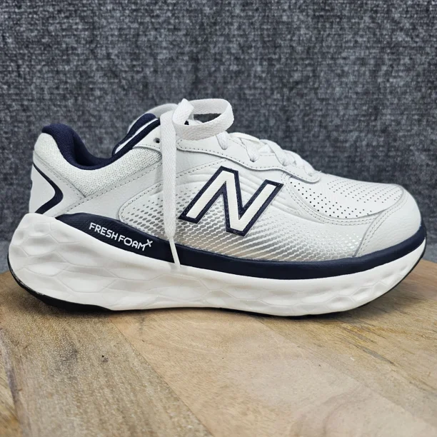 New Balance FF X 840 Mens Size 8 4E White Leather Running Shoes MW840FW1