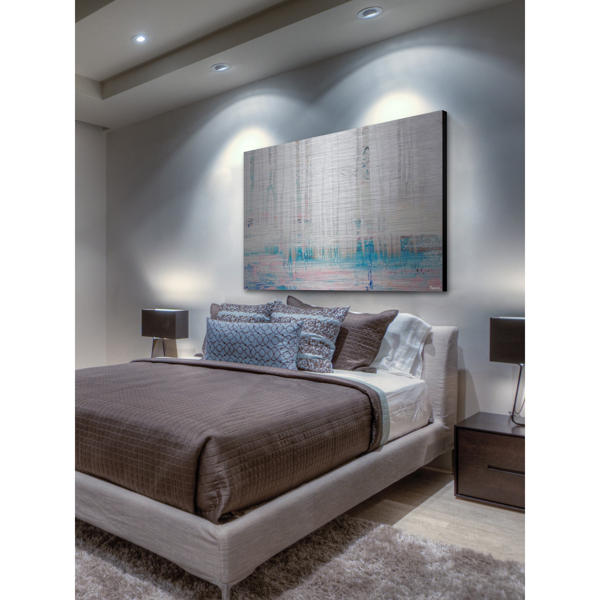 "Enlightened" Painting Print on Brushed Aluminum