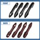 thumbnail image 5 of 1 juego de tapas de cubierta de espejo de puerta lateral, embellecedores de cubierta de manija de puerta para Toyota Camry 2018-2023, tapas de espejos retrovisores, cubierta de patrón de fibra de carbono negro Unique Bargains manijas de puertas exteriores, 5 of 7