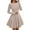 Beige, variant on Spring Dresses for Women Long Sleeve High Waist Pleated Flowy A Line Party Wedding Guest Dress Business Casual