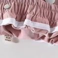 thumbnail image 4 of CYRBOKO Girls Cargo Pants with Pockets, Casual Loose Fit Outdoor Elastic Waist Wide Leg Pants Pink Size 14-15 T, 4 of 7