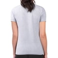 thumbnail image 5 of Women's G-III 4Her by Carl Banks Heather Gray Chicago Bears Love Graphic Fitted T-Shirt, 5 of 5