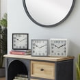 thumbnail image 3 of DecMode 8" Multi Colored Metal Clock, Set of 3, 3 of 8