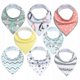 thumbnail image 2 of Soft Set Of 8 Bibs. Cotton Bibs, 2 of 4