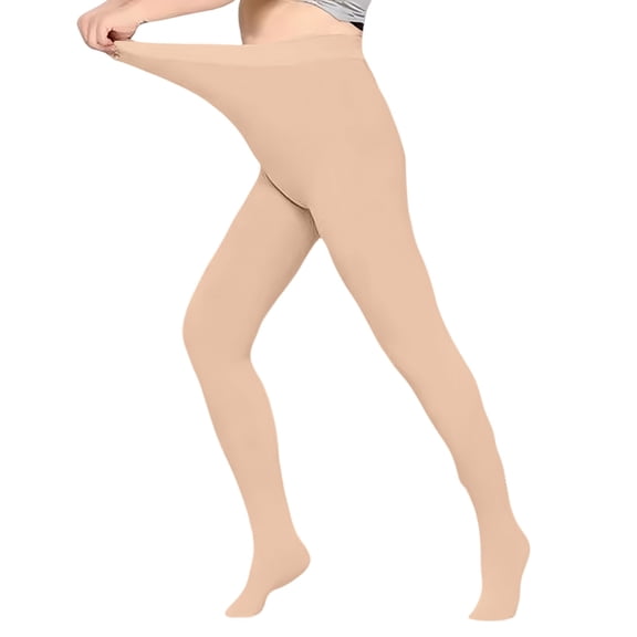 Dyfzdhu Socks For Women Fashion Winter Thermal Fleece High Waist Warm Plush Stockings Perfect Legs Slimming Translucent Trousers Womens Socks
