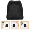thumbnail image 3 of 4pcs secador de cabello boquilla cubierta protectora calcetín para esponja para el cervecillo de cabello Capas de fijación de cabello universal para el cabello rizado salón del hogar, 3 of 5