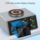 thumbnail image 4 of USB Charger Hub, Estacia De Carga USB Múltiple De Escritorio De 140W 8 Puertos Con Puerto PD, Puerto Rápido 3.0 USB, Pantalla LCD Fast USB C Cargador Con Carga Inalápm, 4 of 7