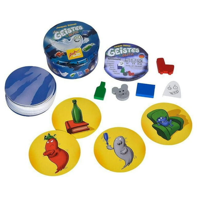 Ghost Blitz Mini – Fast-Paced Reflex Family Game – English & French Edition