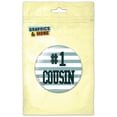 thumbnail image 1 of #1 Cousin Number One Favorite Pinback Button Pin Badge, 1 of 2