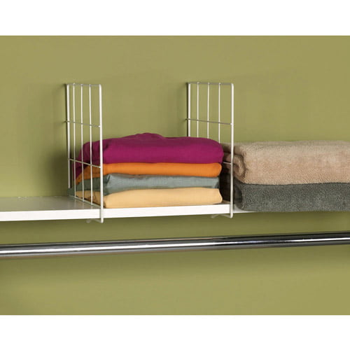 Household Essentials Wire Shelf Divider, Diy Shelf Dividers For Wire Shelving