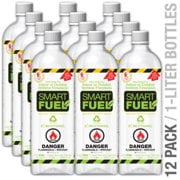 (12 pack) Smart Fuel Liquid Bio-ethanol fuel 12 pack liter bottles