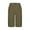 Army Green, variant on CHUMUD Cargo Shorts for Women High Waist Button Elastic Work Shorts Multi Pockets