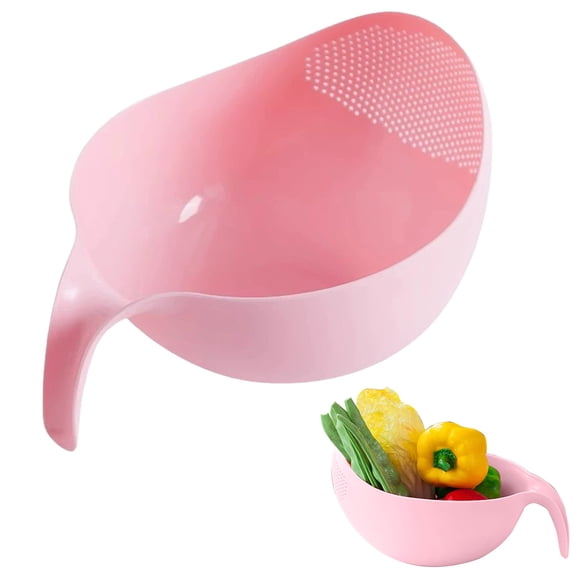 Clearance Drain Rack under $5,Rice Washer Strainer Cleaning Kitchen Tools With Handle