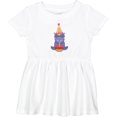 thumbnail image 3 of Inktastic Hippo 1st Birthday Girls Baby Dress, 3 of 5