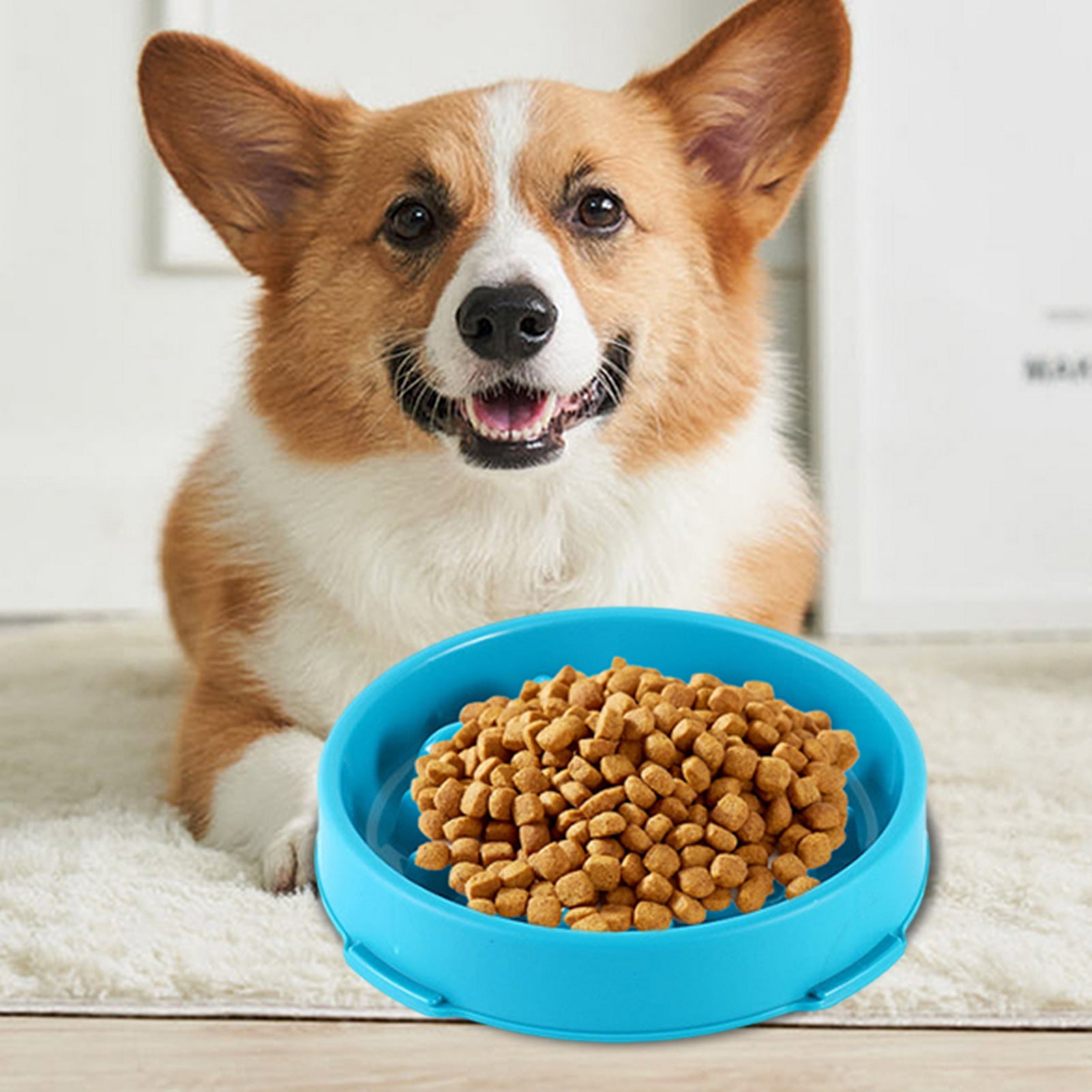 YIFAEUX Dog Slow Feeder Bowl Large Breed Unbreakable Safe Slow Down Eating Reduce Bloating Dog Bowl Easy to Clean Maze Pet Feeder with Non-Slip Bottom for Healthy Eating