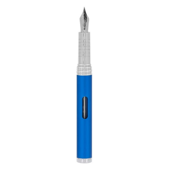 Diplomat D40503021 Stylo Plume Nexus Bleu/chrome, Extra Fine