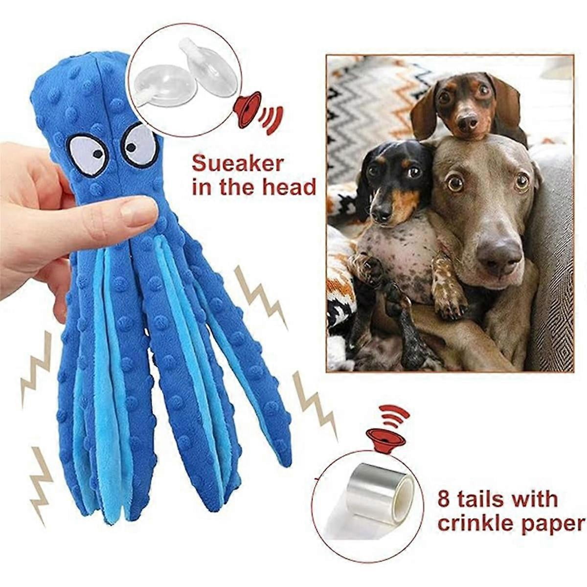 Pet Toy Cat Dog Voice Octopus Shell Puzzle Toy Bite Resistant Interactive Pet Dog Teeth Cleaning Ch