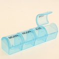 thumbnail image 4 of Coofit Pill Organizer Case Clear - 7 Days 4 Times A Day Vitamin Container Pill Holder, 4 of 7